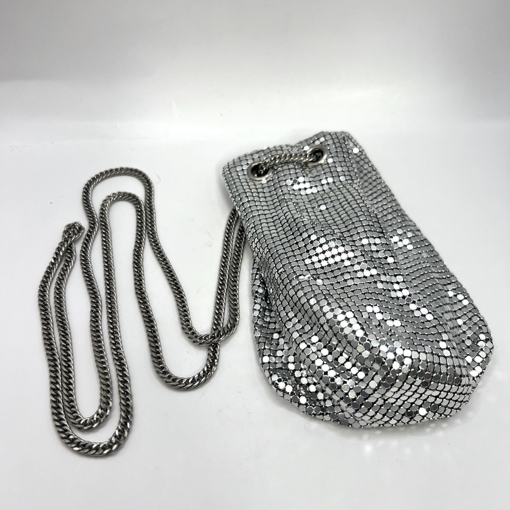 90s XOXO Metal Mesh Drawstring Purse